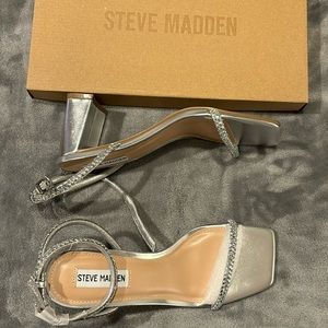 Steve Madden rhinestone 3 inch heel